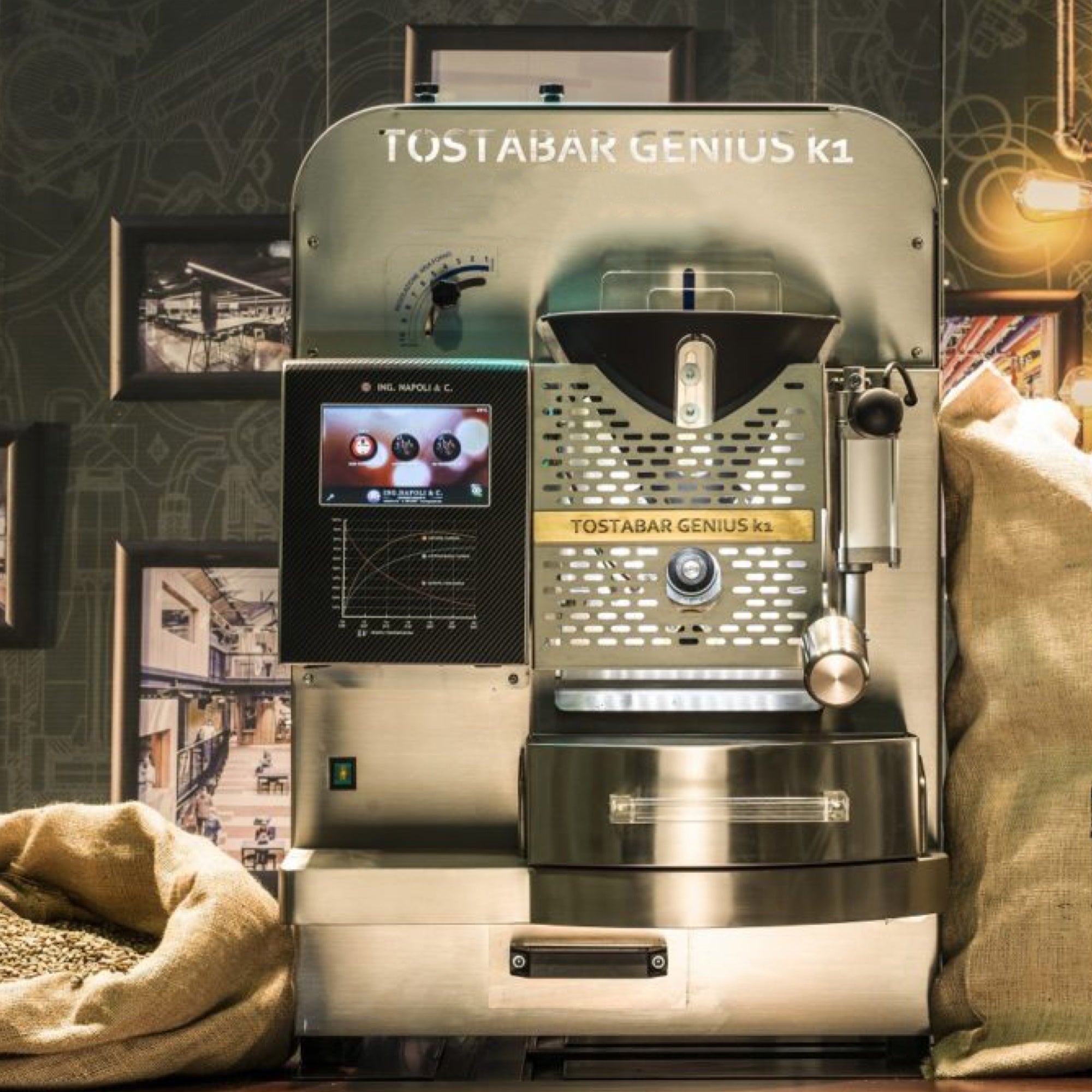 Coffee Roaster Tostabar Genius K1 - LA FORTUNA GOURMET