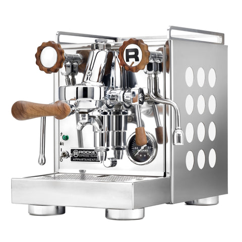 Coffee Machine Rocket Appartamento White Olive wood - LA FORTUNA GOURMET