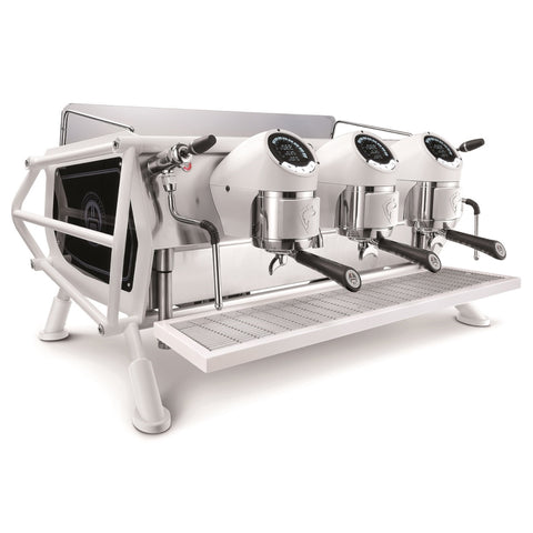 Coffee Machine Cafe Racer Sanremo - Full White - LA FORTUNA GOURMET